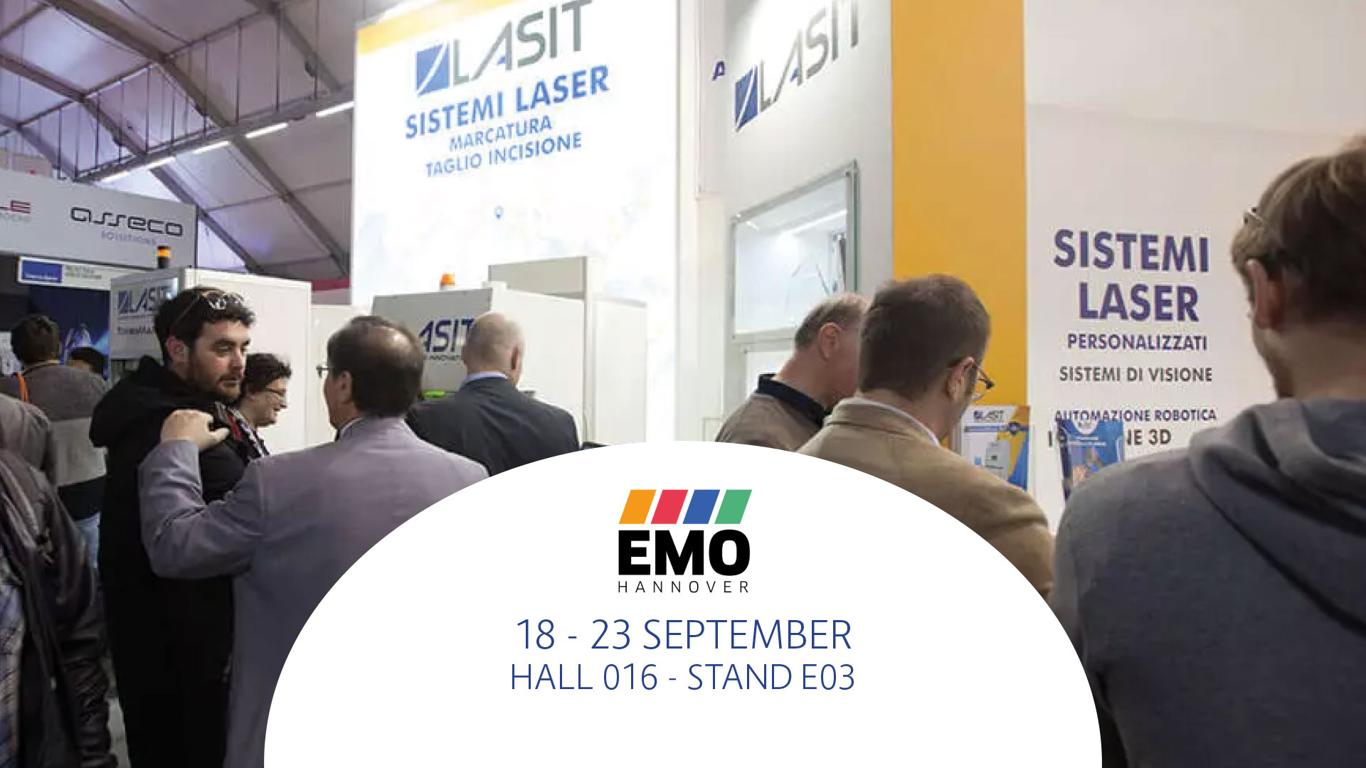 Lasit-sara-presente-a-EMO-2023-en Fairs and events