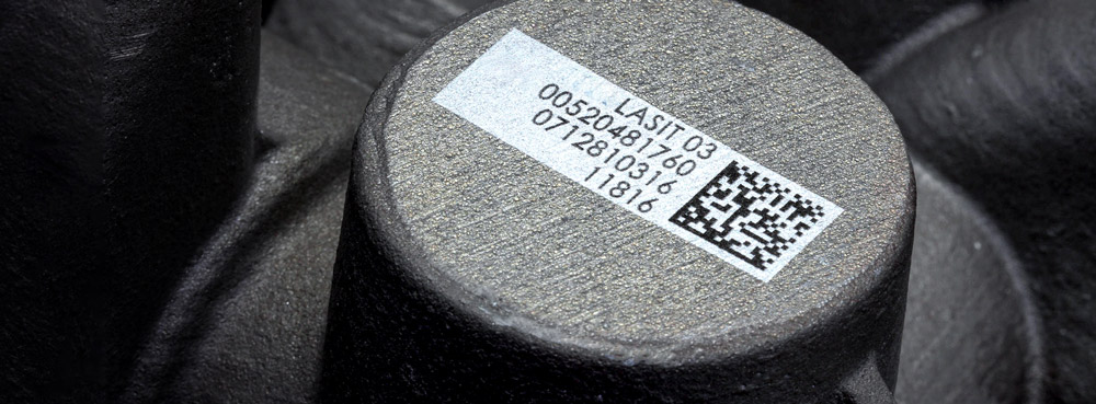 Marcatura-laser-Metallo_marcatura-laser-Fonderia_marcatura-laser-Pressofuso_DataMatrix Surface treatments of industrial metals
