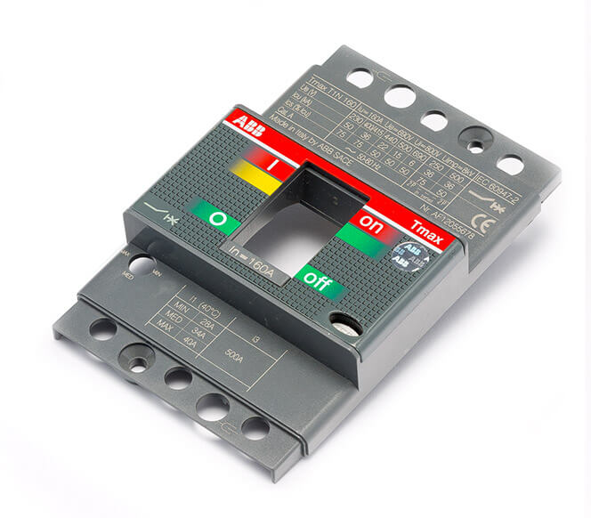 Plastica-Campione-05-1 UV and green laser marking on electronic components: integration, precision and automation in production lines