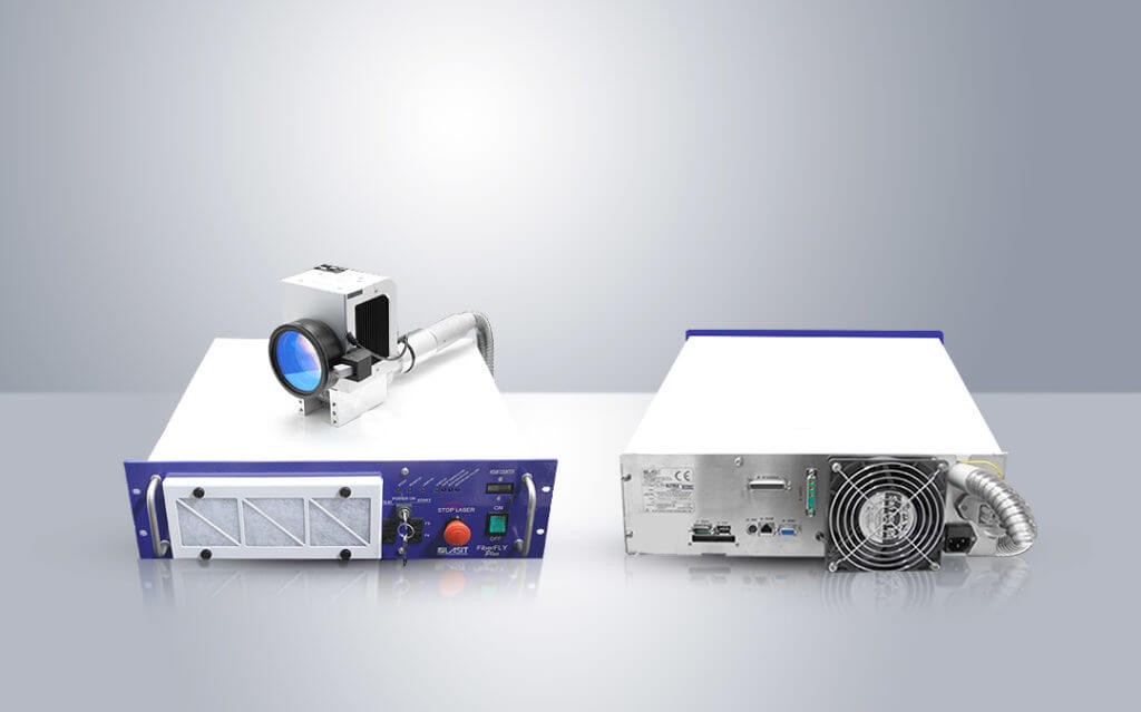 PowerMark-FiberFlyCopertinaVideo-1024x639 UV and green laser marking on electronic components: integration, precision and automation in production lines