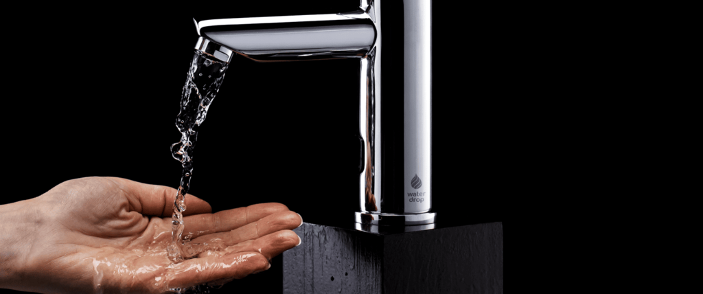 Rubinetto-con-Logo-goccia-1-1024x428 The evolution of laser marking in the faucet industry: from vanadate to fiber optics